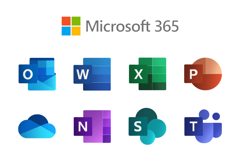Managed Microsoft Office App logos